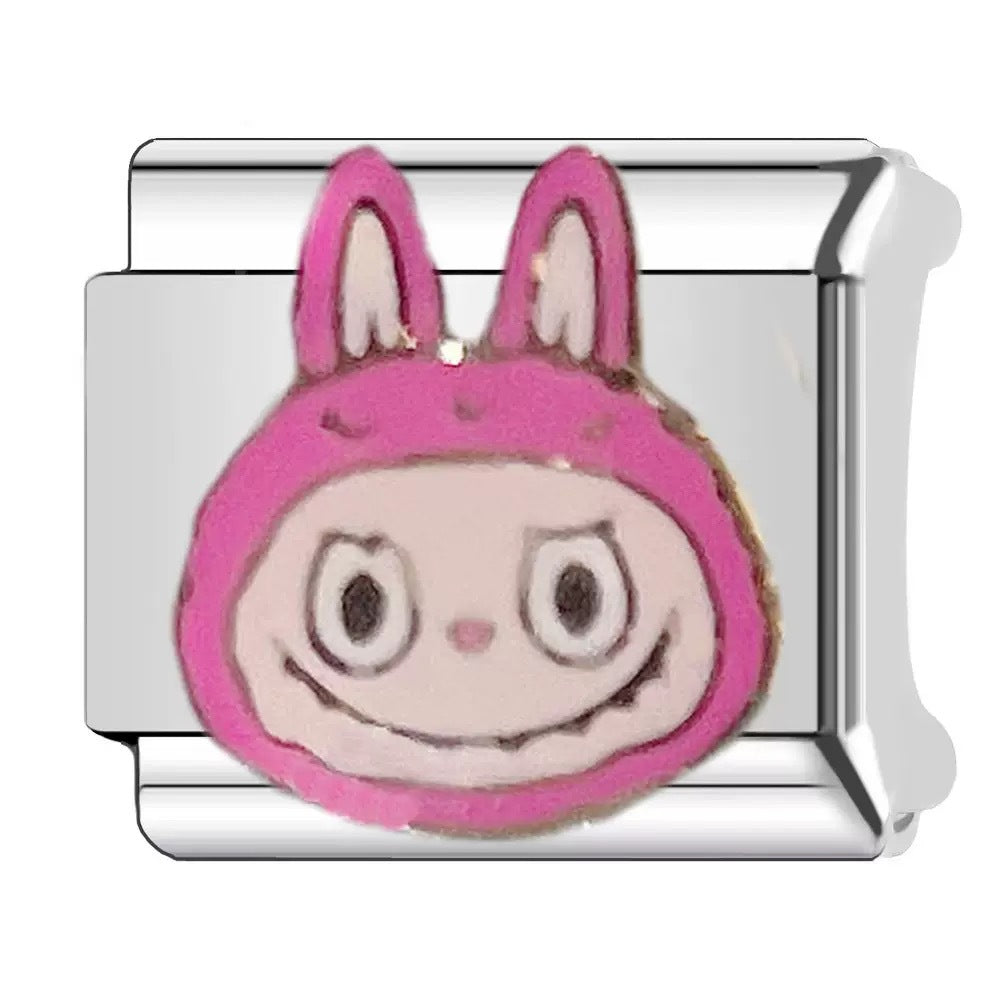 Wholesale Italian Charm Bracelet 9mm DIY Splicing Cute Cartoon Stainless Steel Composable Bracelet