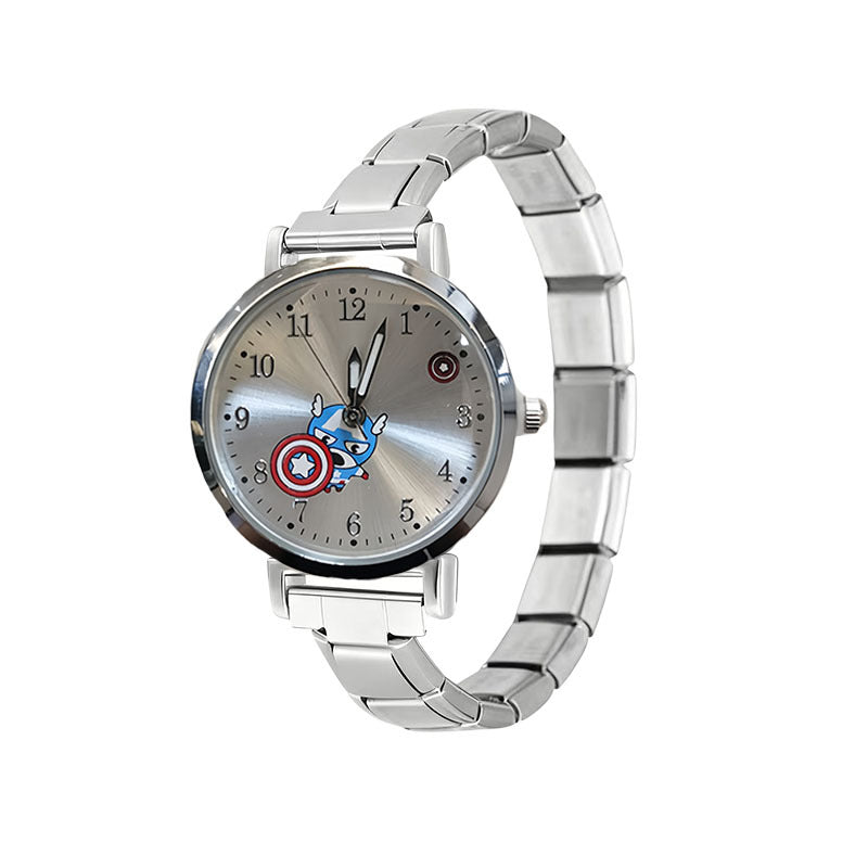 Wholesale Stainless Steel Quartz Watch Cartoon Design Trendy Kids Fashion Accessory ACCVIP