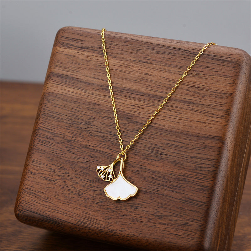 Wholesale Light Luxury Titanium Steel Necklace ACC-NE-Quanx007