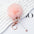 Wholesale DIY Beadable Plush Ball Keychain