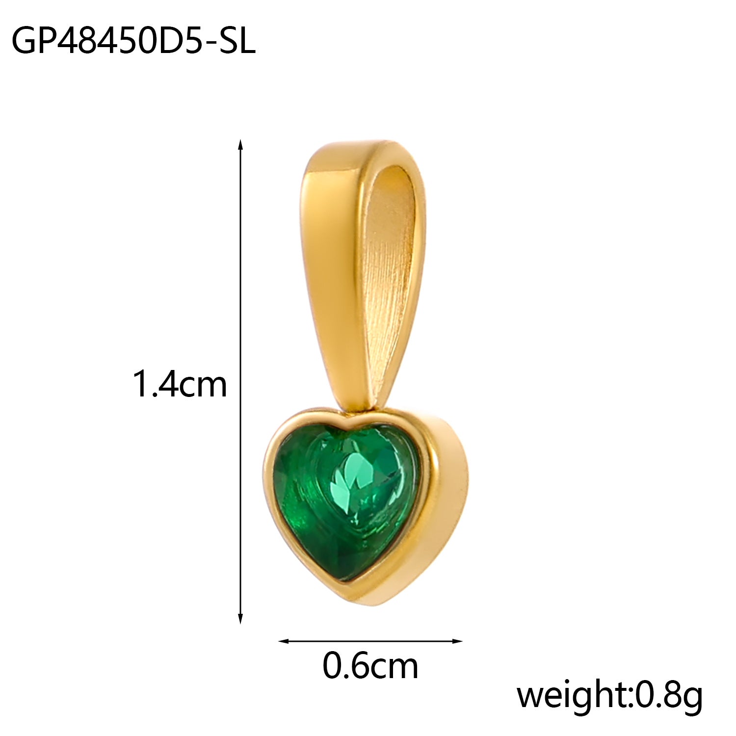 Wholesale DIY Colored Zircon Twelve Birthday Stone Pendant