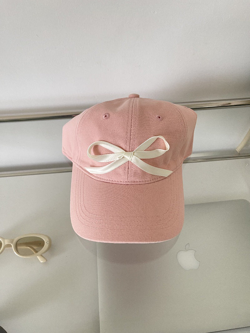 Wholesale ribbon tie bow fabric baseball cap ACC-HT-ZhiRou003