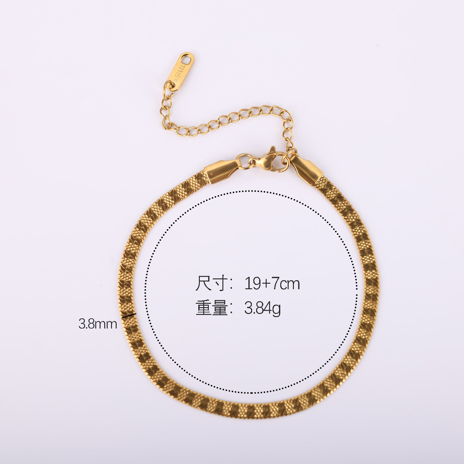 Wholesale Light Luxury Stainless Steel Cuban Chain