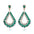 Wholesale Bohemian Exaggerated Alloy Diamond Hollow Glass Crystal Earrings