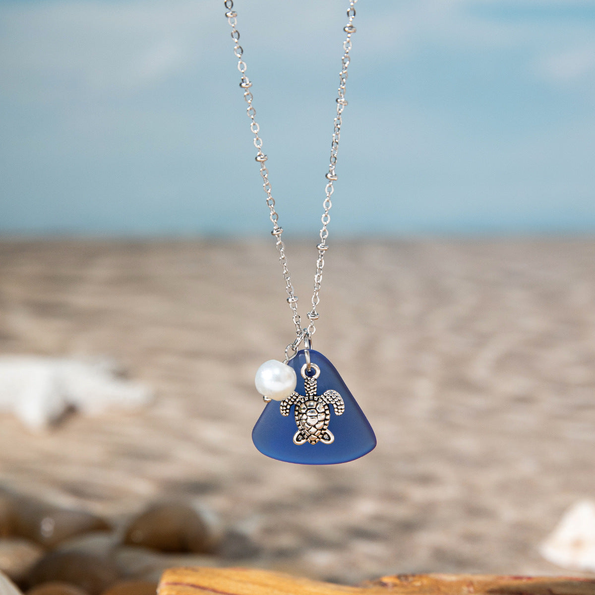 Wholesale  Ocean Vacation Style Starfish Shell Pendant Necklace