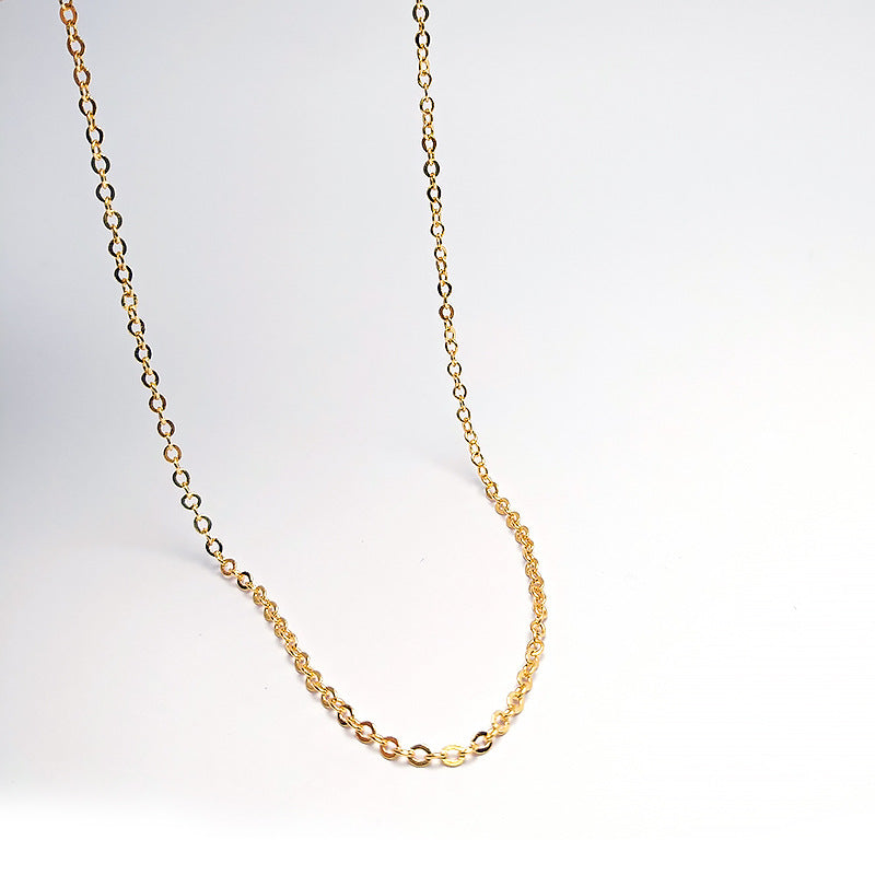 Wholesale Gold Plated O Chain Clavicle Chain Necklace
