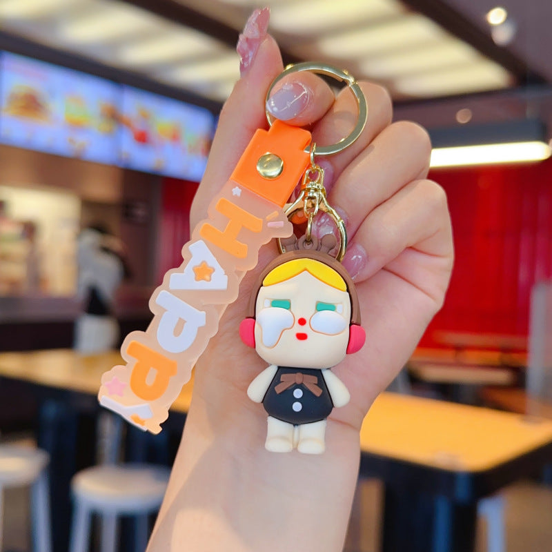 Wholesale Cute cartoon silicone keychain