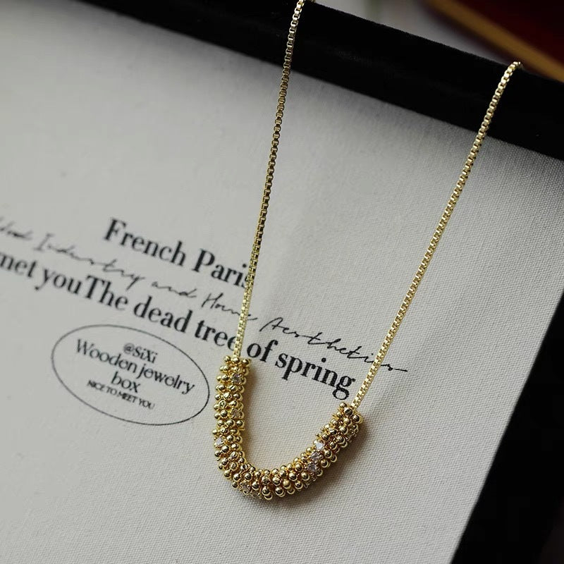 Wholesale Light Luxury Elegant Zircon Necklace Choker Necklace