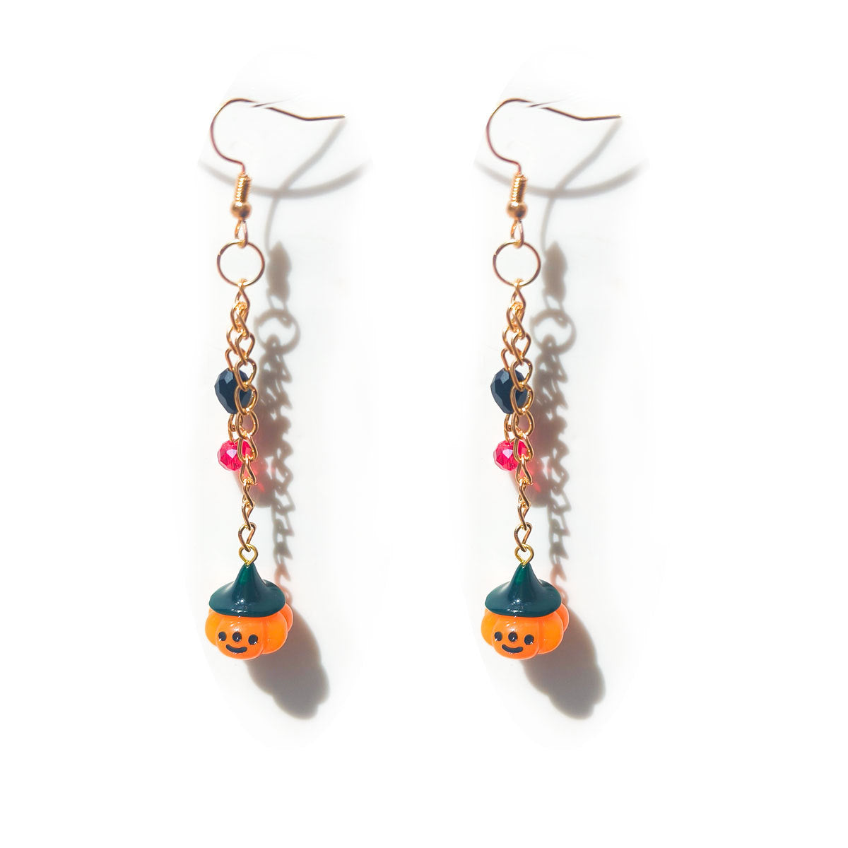 Wholesale Creative Retro Halloween Earrings Spider Pumpkin Witch Acrylic Earrings