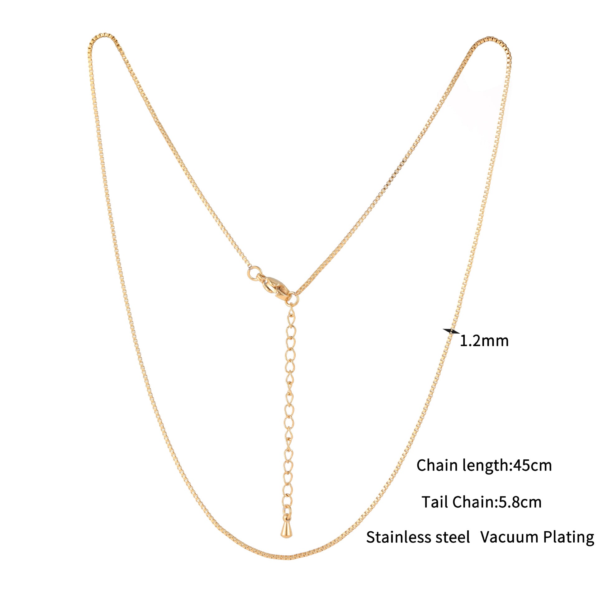 Wholesale Stainless Steel Electroplated Clavicle Chain,  Stylish Light Luxury Necklace for Everyday Wear