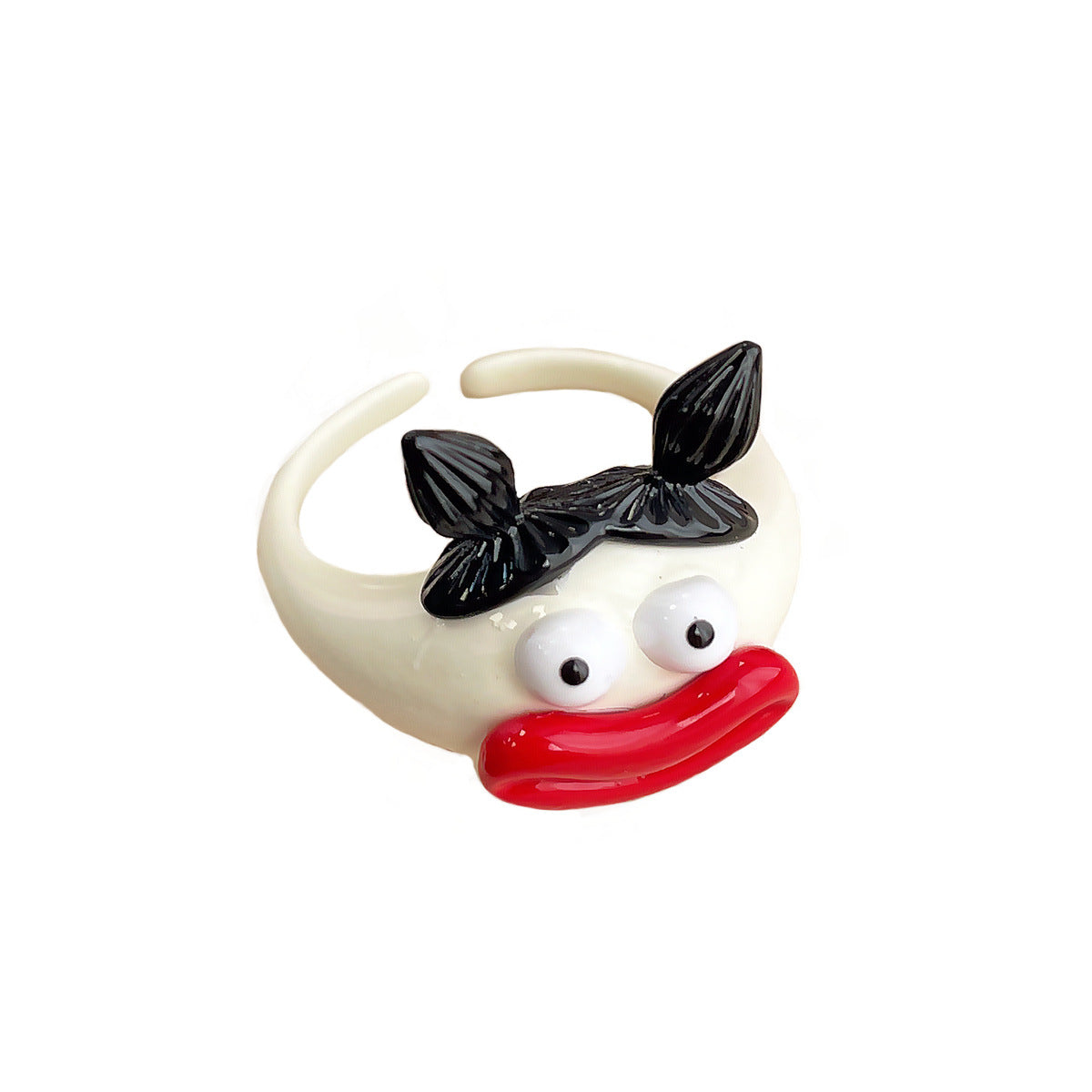 Wholesale Cute Ugly Cute Cartoon Oil Dropping Opening Ring
