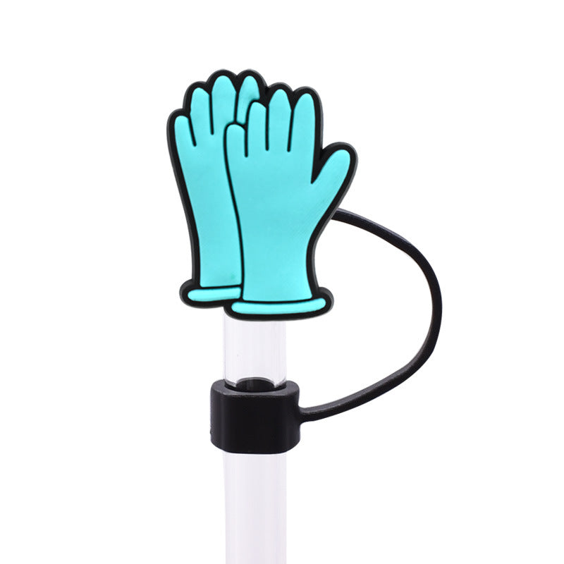 Wholesale Random 100pcs Medical Straw Cover 10MM Straw Tube Cap