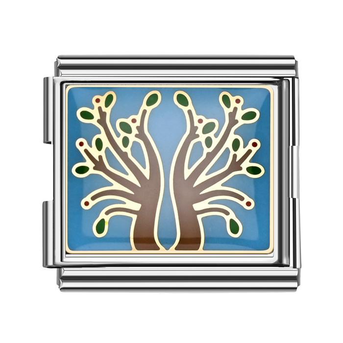 Wholesale 10pcs Italian Charm Bracelet 9mm DIY Splicing Heart Devil Eye Stainless Steel Composable Bracelet