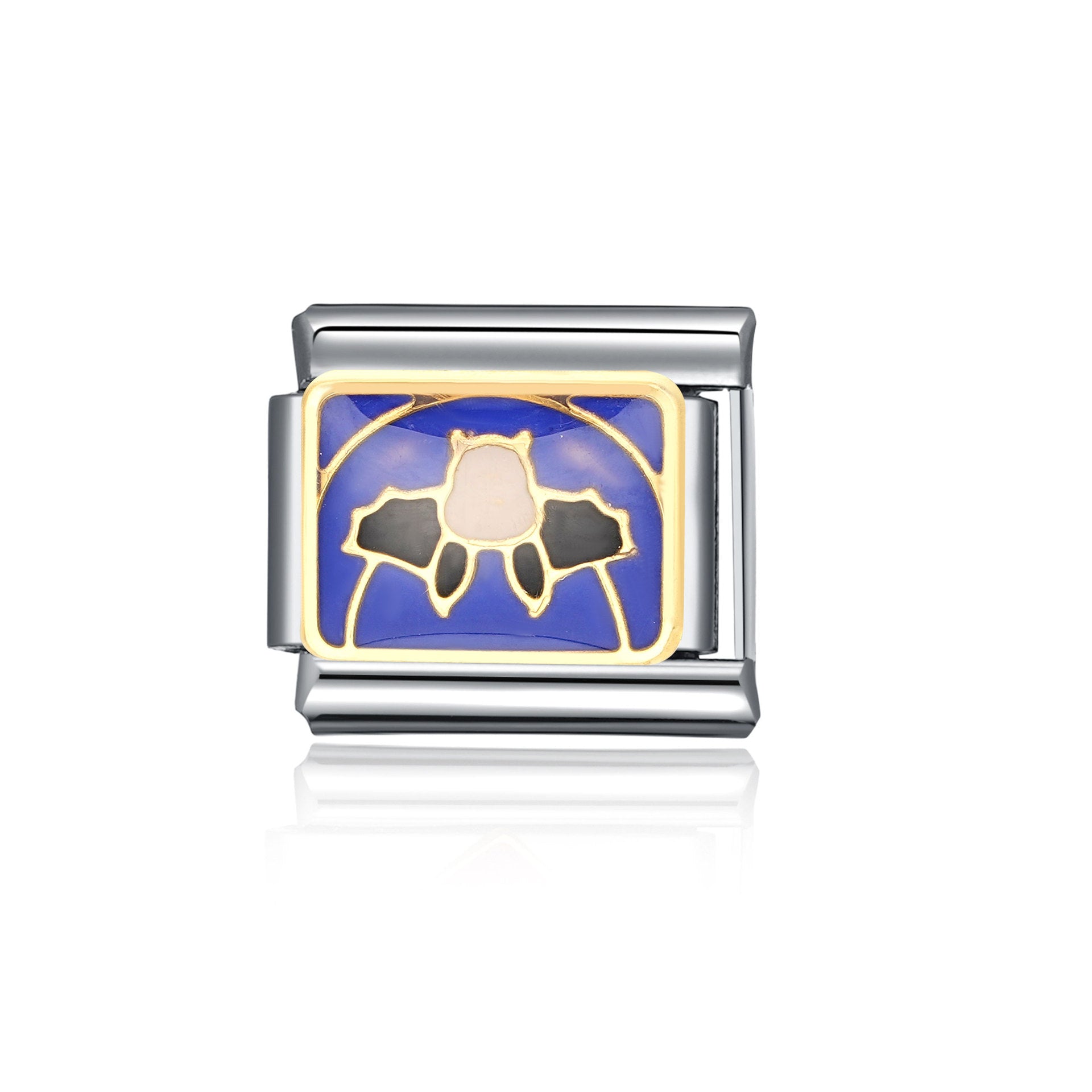 Wholesale Italian Charm Bracelet 9mm DIY Splicing Cute Cartoon Stainless Steel Composable Bracelet