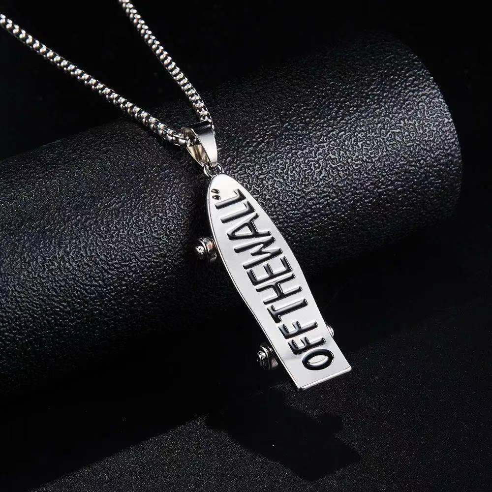 Wholesale Minimalist Letter Pendant Necklace for Hip Hop Street Fashion