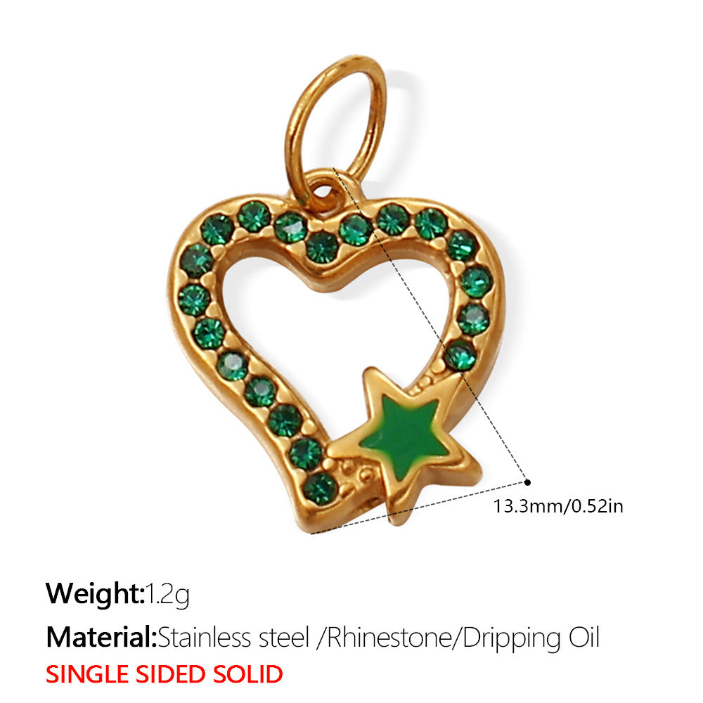 Wholesale Jewelry with Heart Design Stainless Steel,  Diy-Friendly Necklace and Bracelet for Girls and Boys