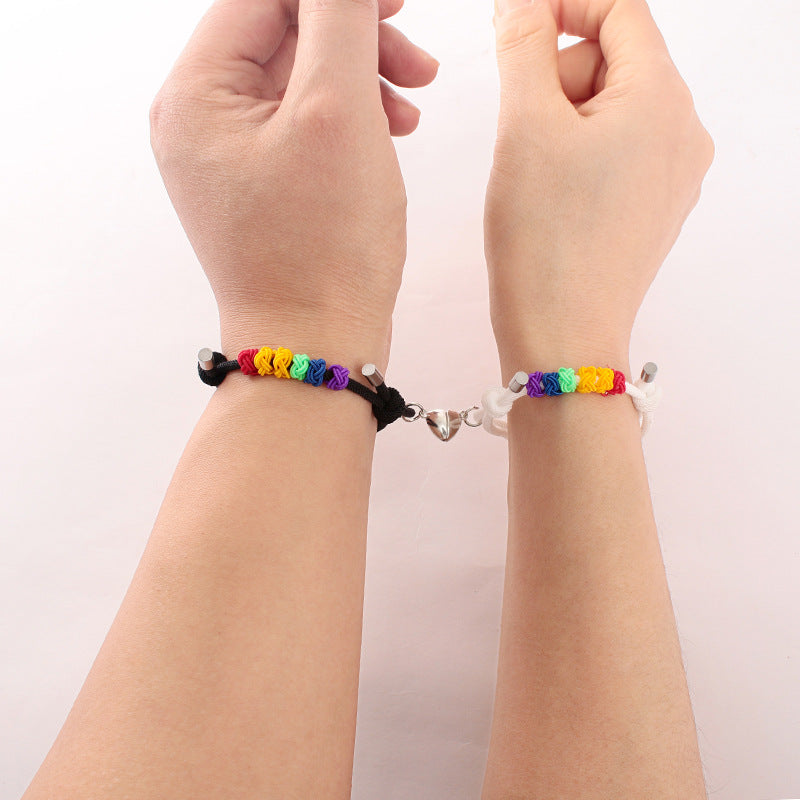 Wholesale  love magnet couple bracelet
