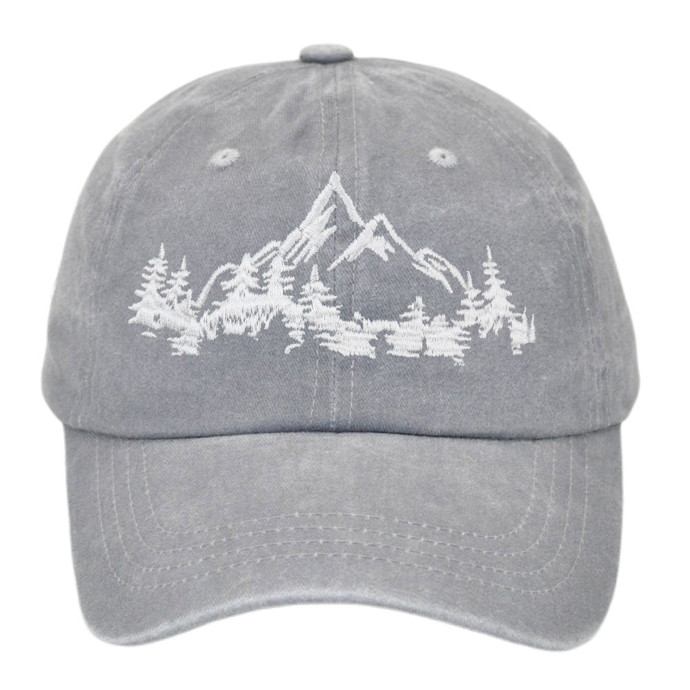 Wholesale Embroidered Mountain Forest Baseball Cap Peaked Cap ACC-HT-PeiNi002