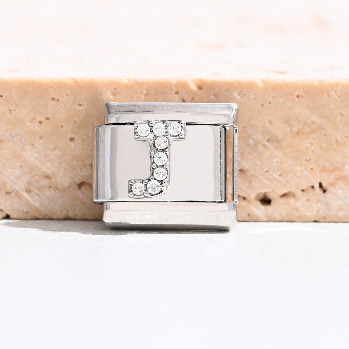 letter Italian charm for personalized modular charm bracelets