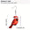 Wholesale Charming Cardinal Acrylic Earrings