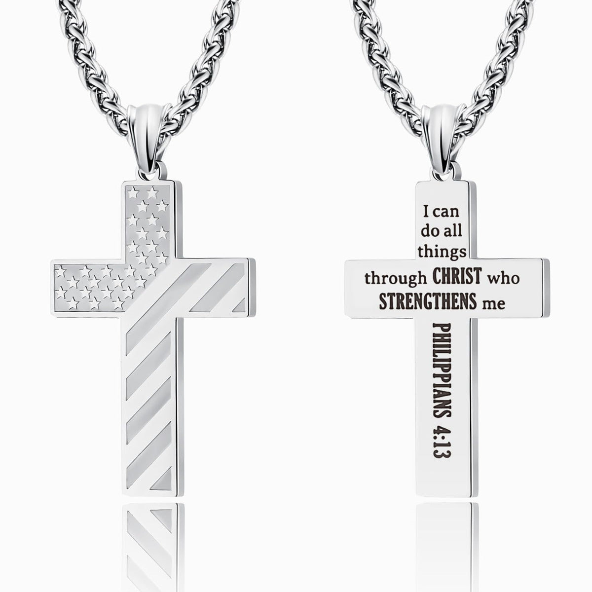 Wholesale Cross  Pendant Stainless Steel Necklace
