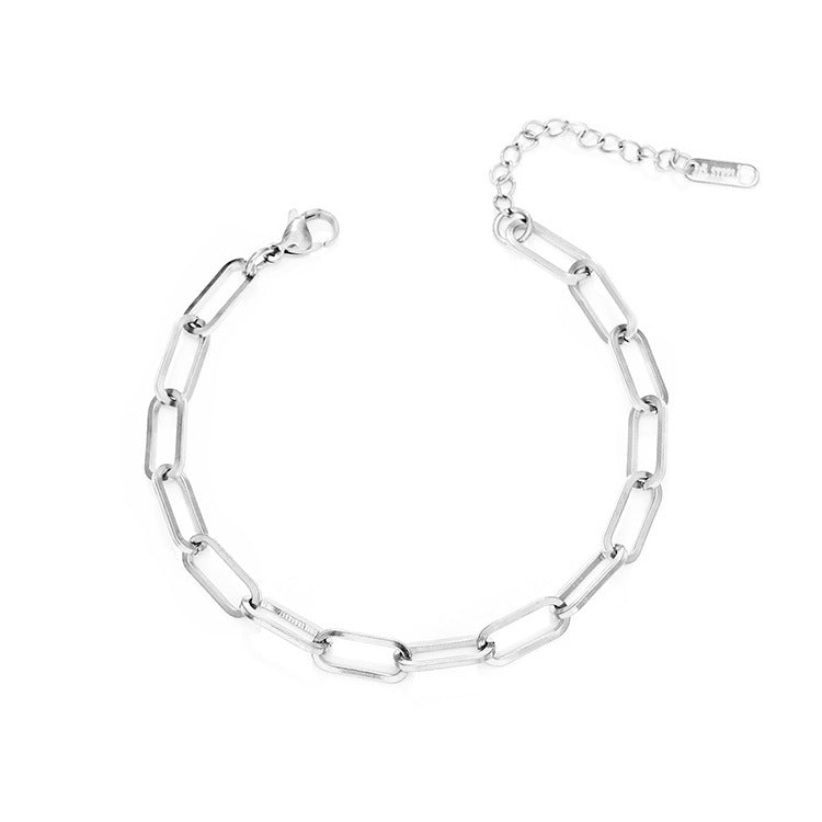 Wholesale Stainless Steel Cuban Bracelet 18K Gold Bracelets ACC-BT-MuShan001