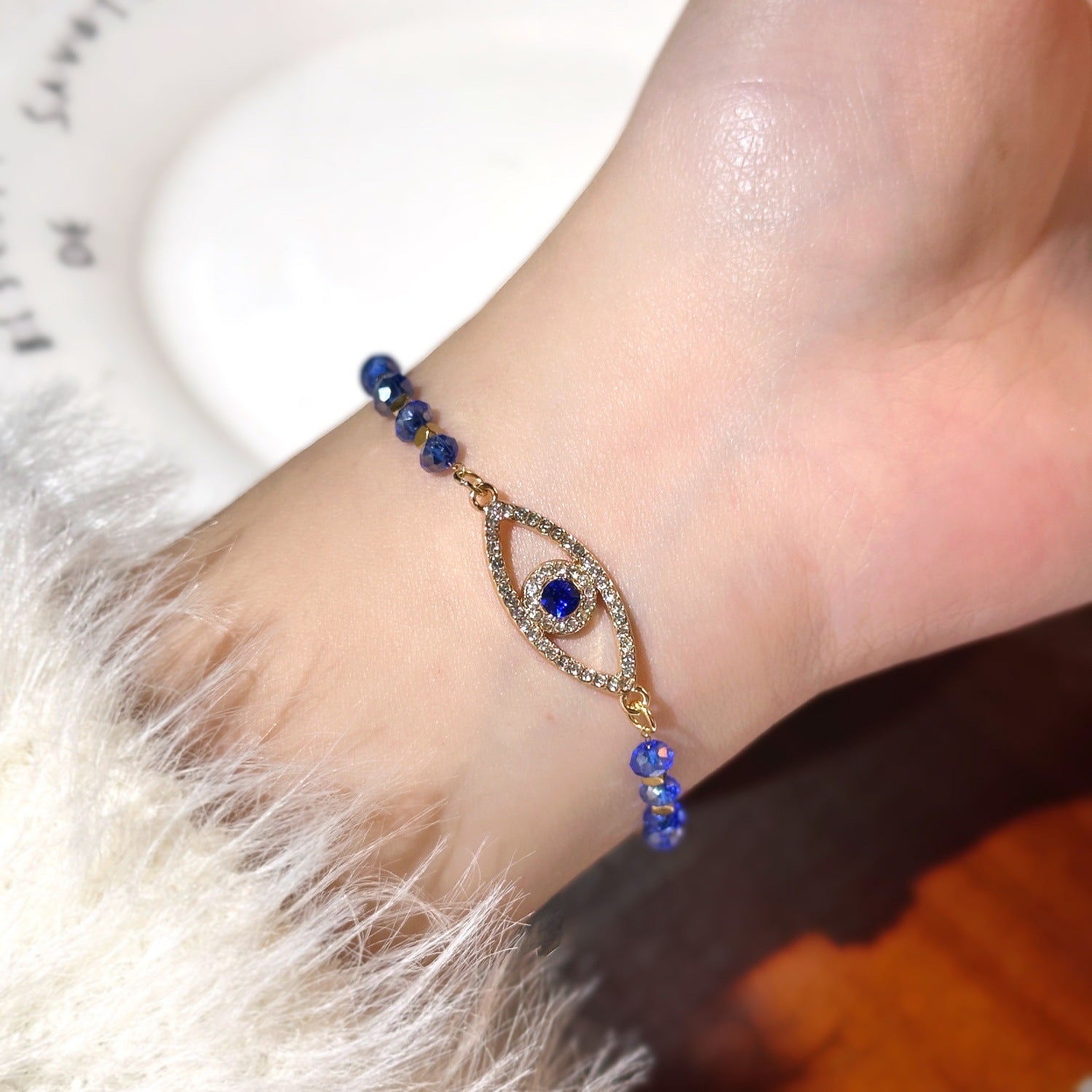 Braccialetto di cristallo del malocchio all'ingrosso