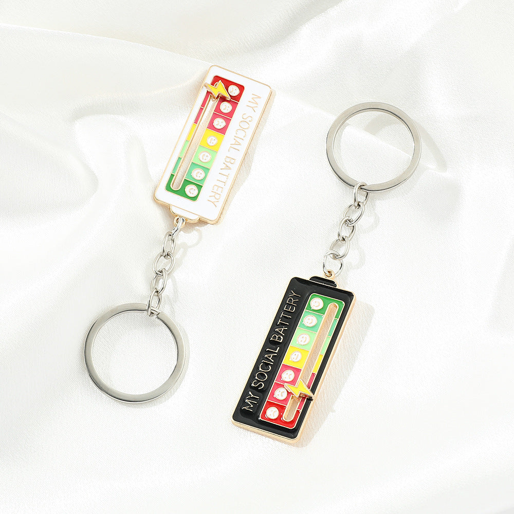 Wholesale social power emotional conversion niche personality keychain