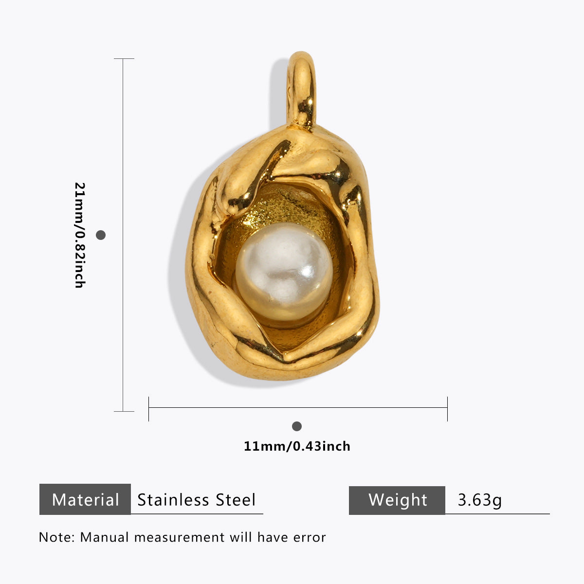 Wholesale 5pcs Stainless steel 18K vacuum plating color  flower pendant