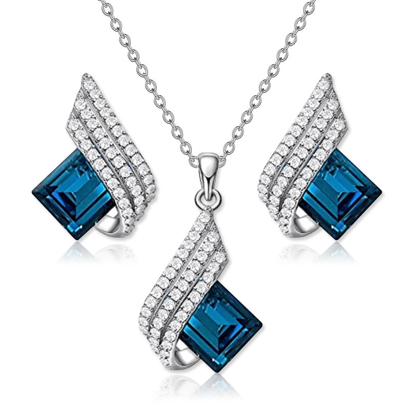 Wholesale  Light Luxury High-end Ear Studs Ear Jewelry suit