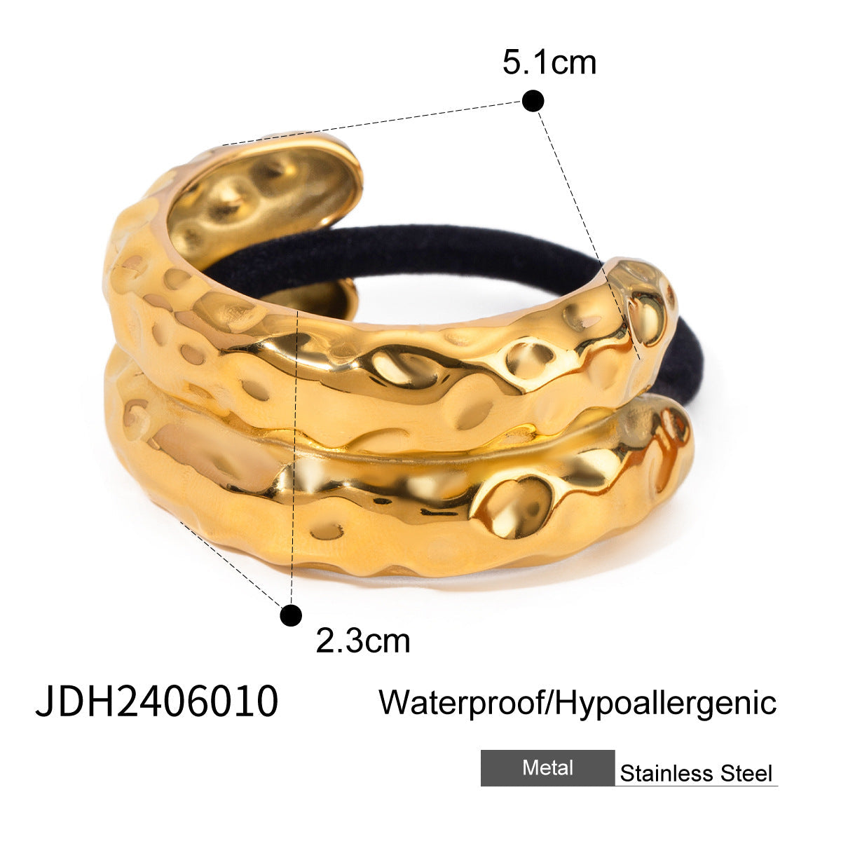 Wholesale stainless steel hair bands and hair ties