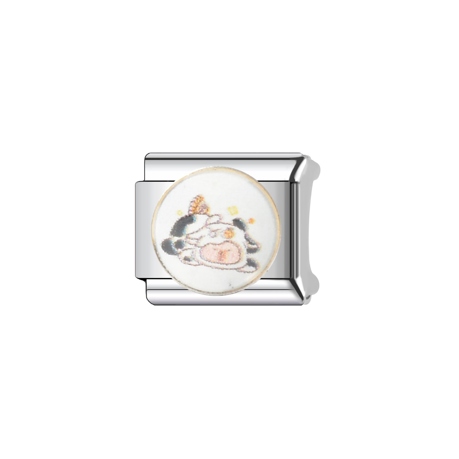 Wholesale Italian Charm Bracelet 9mm DIY Splicing Cute Creative Stainless Steel Composable Bracelet