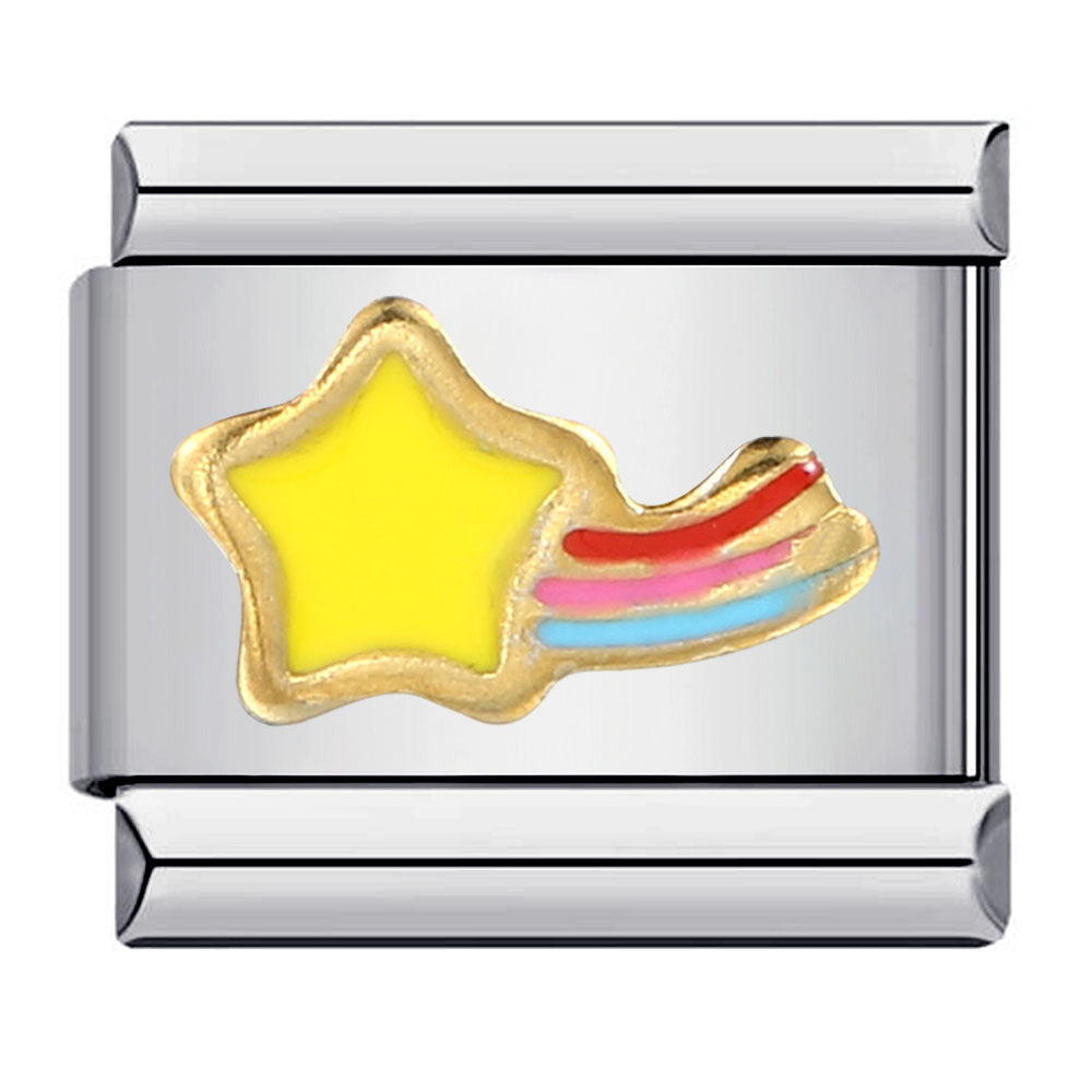 Wholesale 9mm Italian Charm Starter Bracelets DIY square Single Section Creative Stainless Steel Composable Bracelet