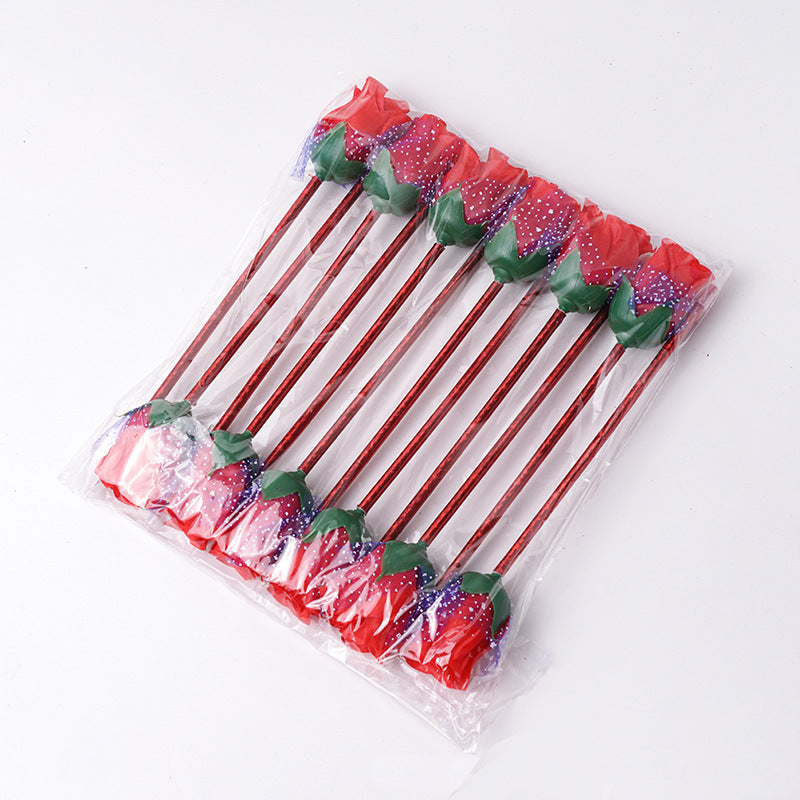 Wholesale Rose ballpoint pen flower signature pen