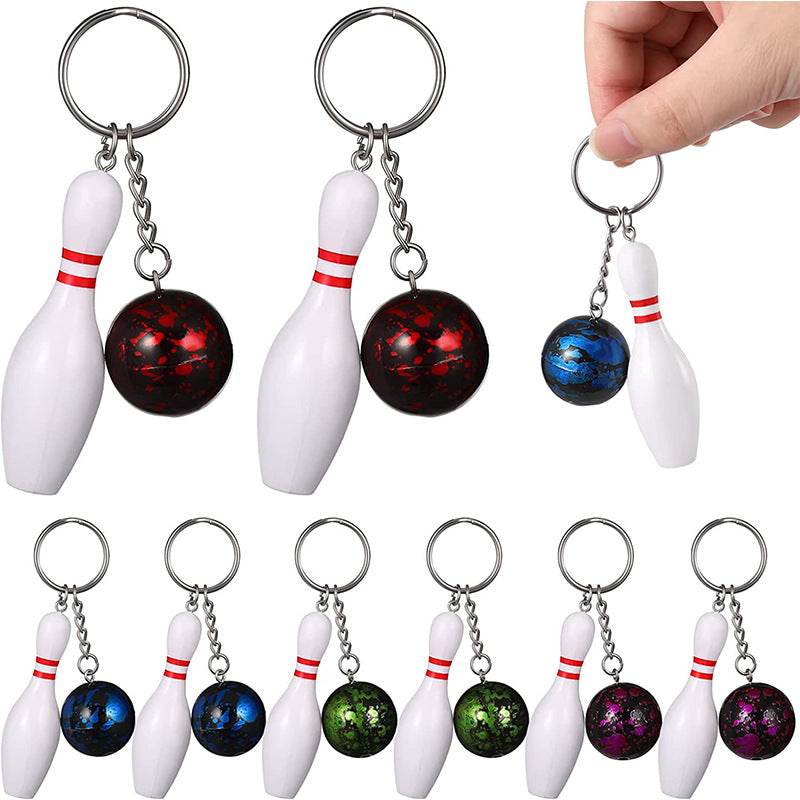 Wholesale Miniature Bowling Keychain
