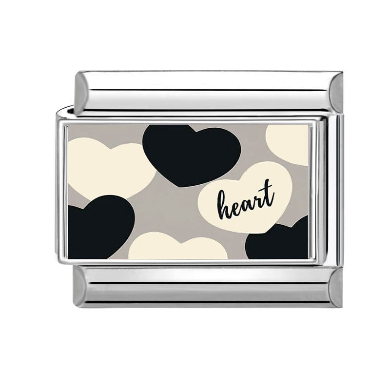 Wholesale 9mm Italian Charm Starter Bracelets DIY square Single Section Creative Stainless Steel Composable Bracelet