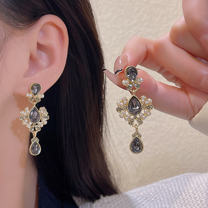 Wholesale Retro Tassel Drop-shaped Earrings