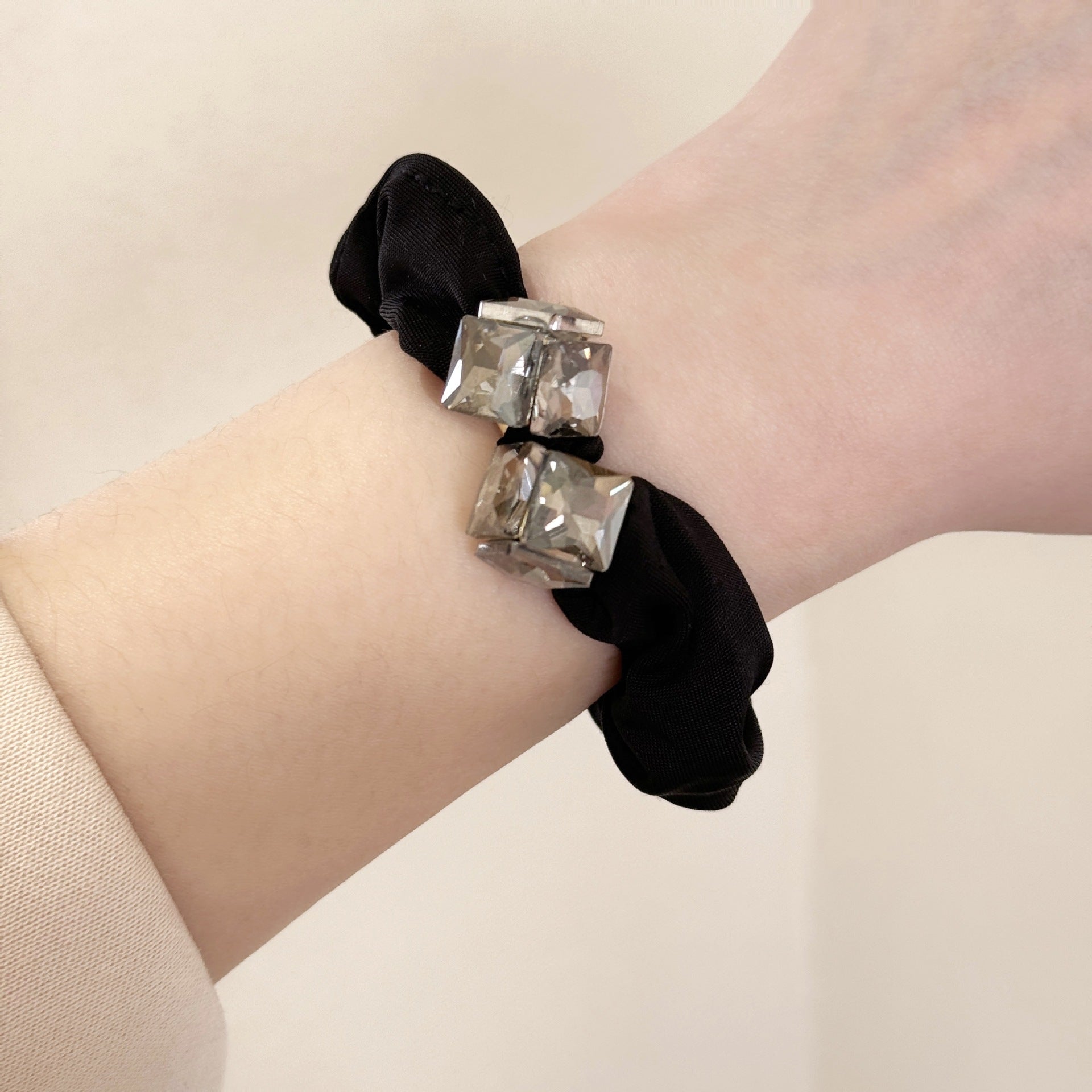 Wholesale Crystal Elastic Hair Ties Luxury Hair Accessories