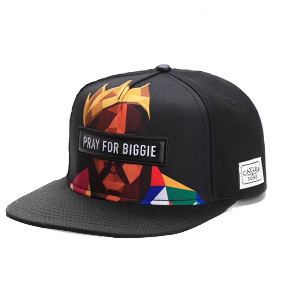 Wholesale  Man Head Letter High Street Hip Hop Hat Baseball Cap