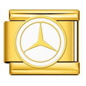 Wholesale Italian Charm Bracelet 9mm DIY Car Logo Series   Creative Stainless Steel Composable Bracelet