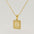 Wholesale 18K stainless steel hollow 26 English letter necklace