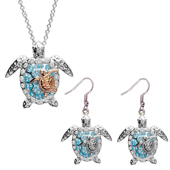 Wholesale Trendy Turtle Pendant Necklace Gold Alloy O Chain Boutique Resale