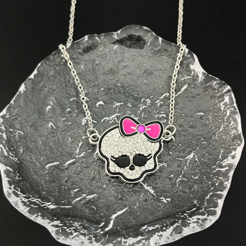 Wholesale Stylish Y2K Ghost Cartoon Pendant Necklace  Fashion Accessory For Resale