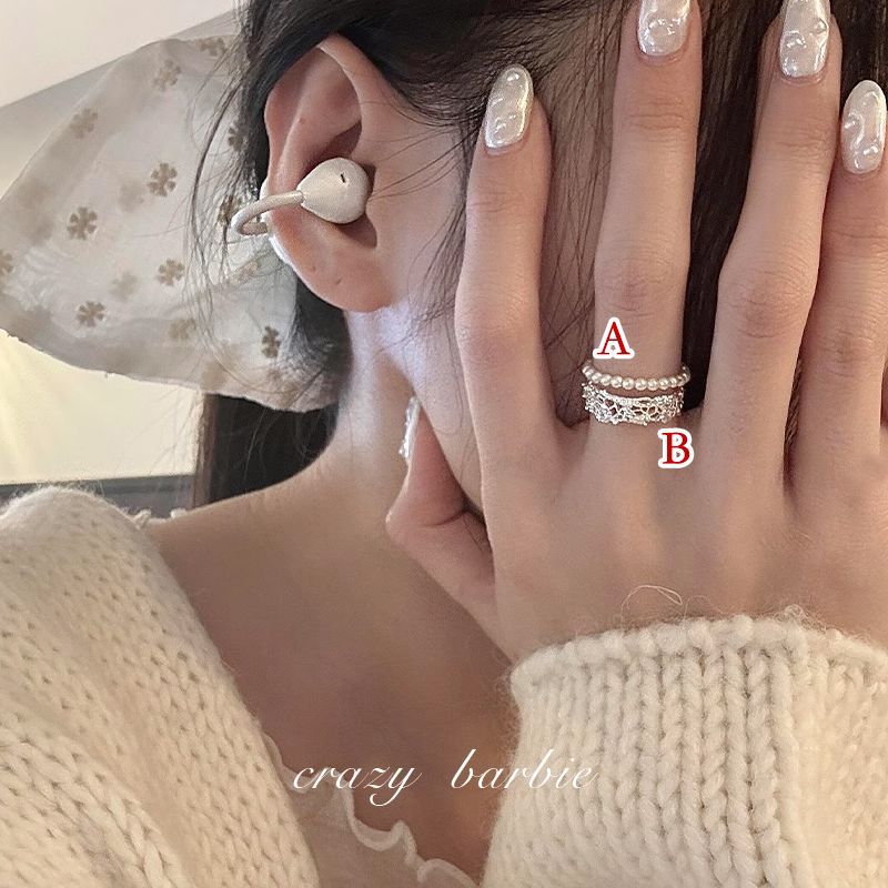 Wholesale  Diamond-encrusted Oval Ring etro Ring