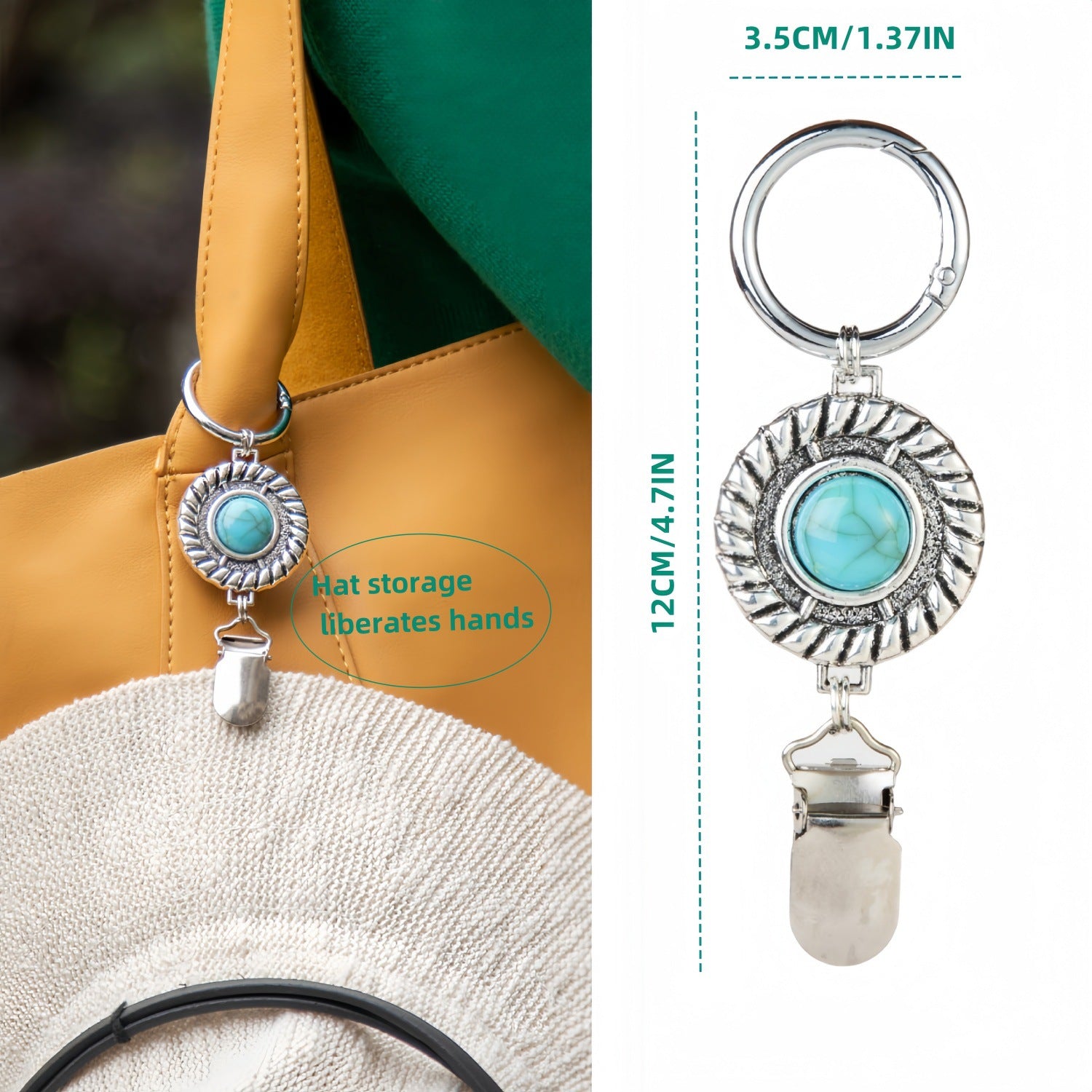 Wholesale Travel Hat Clip Outdoor Backpack Luggage Storage Clip Multipurpose Straw Hat ACC-HP-BangNi001