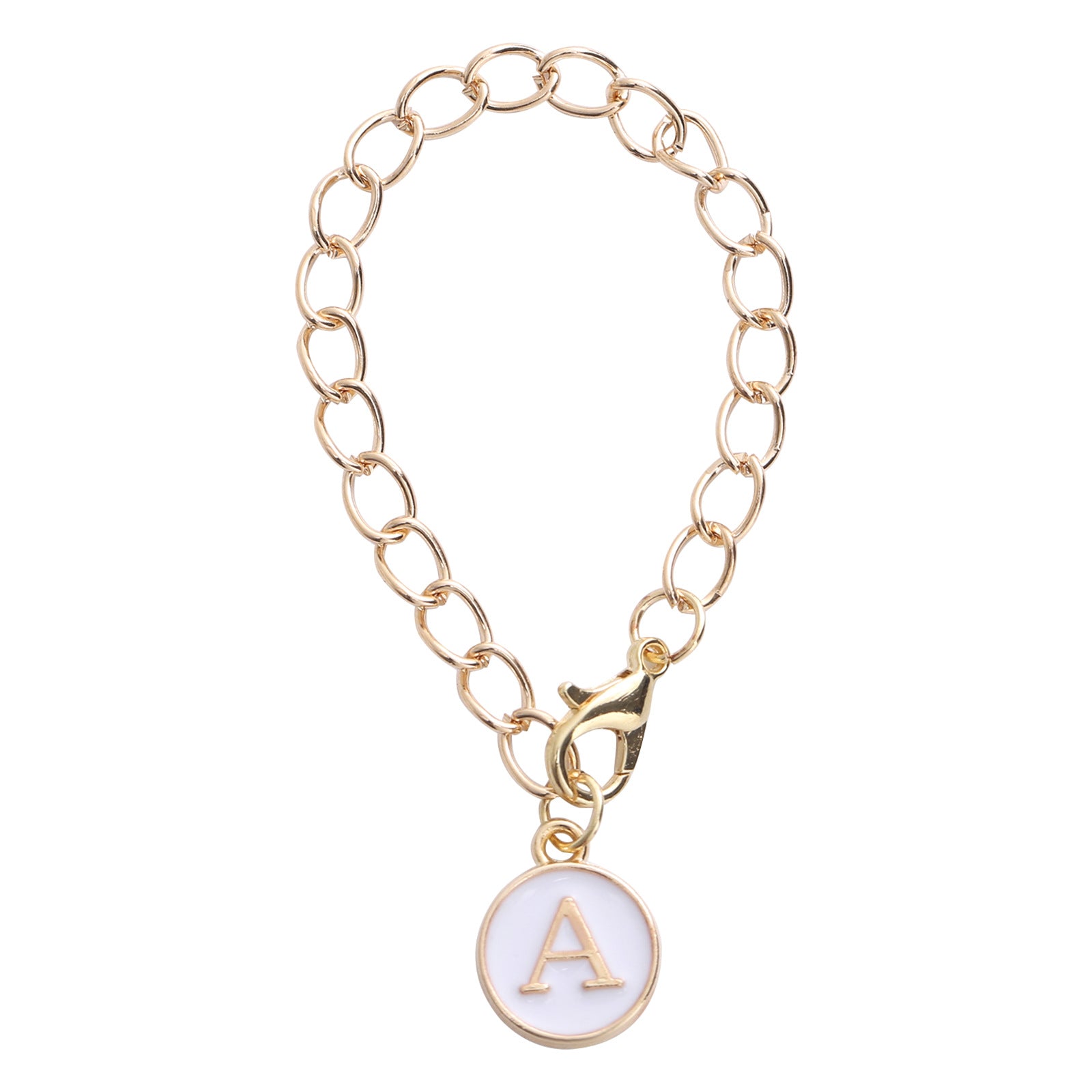 Wholesale 26 English Letters Dripping Cup Accessories Chain with Lobster Clasp ACC-CA-Hans004