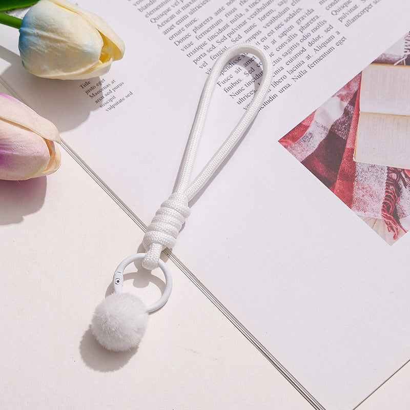 Wholesale Cloth Woven Lanyard Colorful Minimalist Keychain Strap,  Everyday Use for Phone Water Bottle