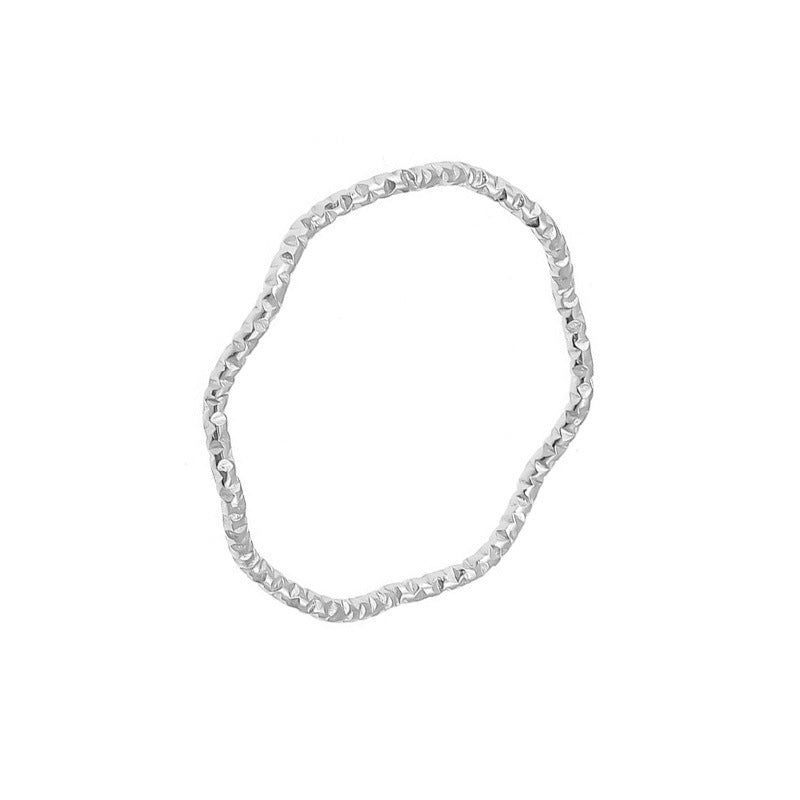 Großhandel Titaniumstahl sehr feiner Sternwellenring