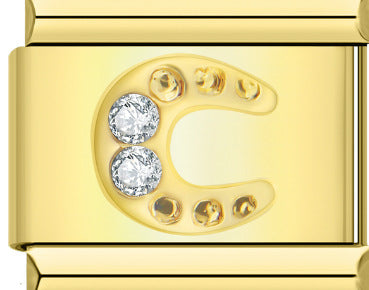 Wholesale ocean-themed heart-shaped  DIY square Single Section Creative Stainless Steel Composable Bracelet