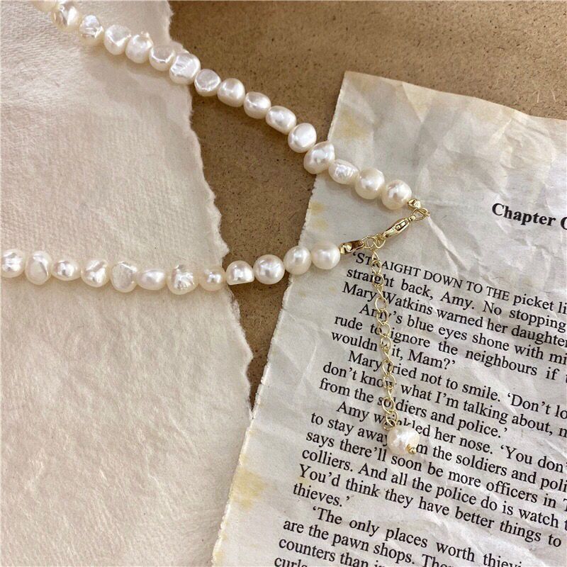 Wholesale Natural Freshwater Baroque Pearl Necklace